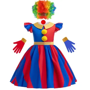 Fantasia Infantil Feminina Palhaça Com Vestido Rico Em Detalhes E Acessórios - Promoção de carnaval 2025