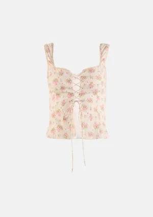 Floral Corset Top