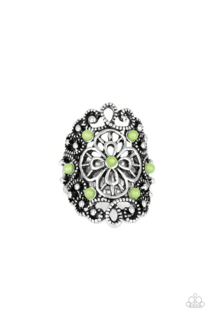 Floral Fancies Green Ring