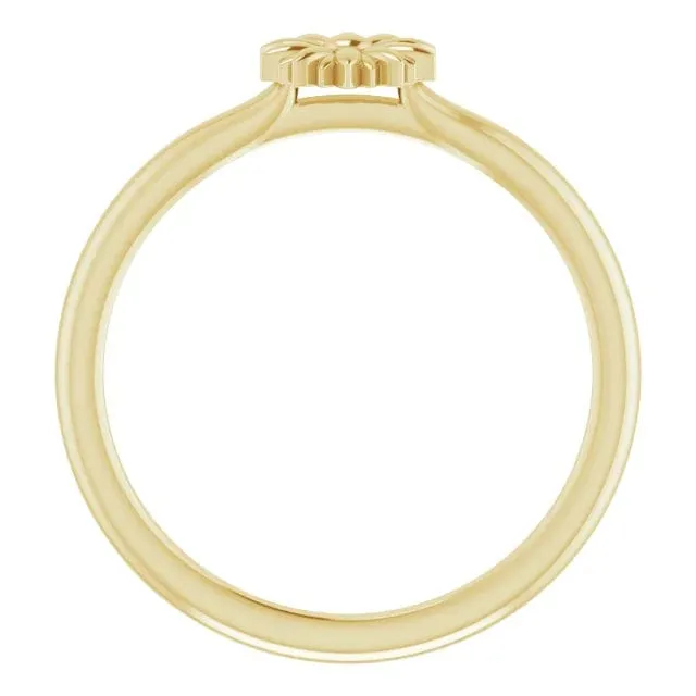 Floral Metal Ring - Special Order