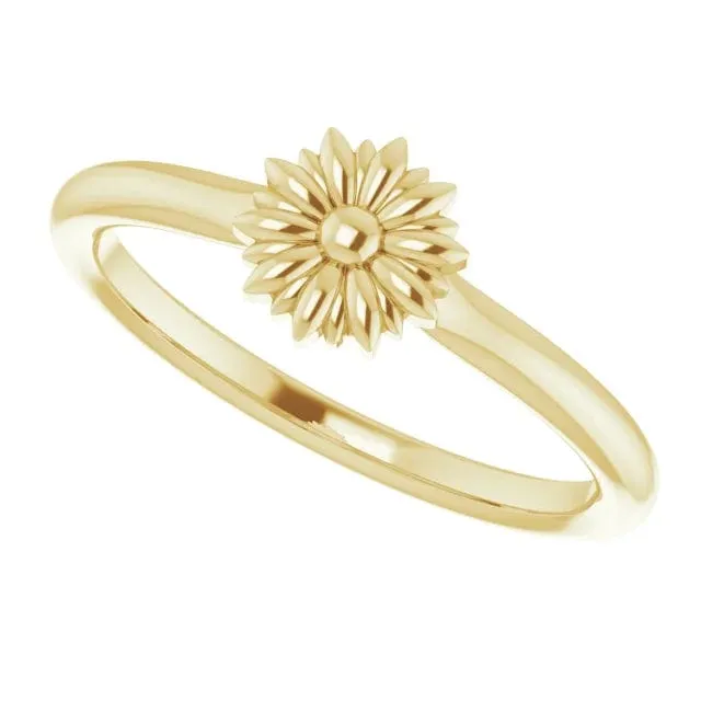 Floral Metal Ring - Special Order