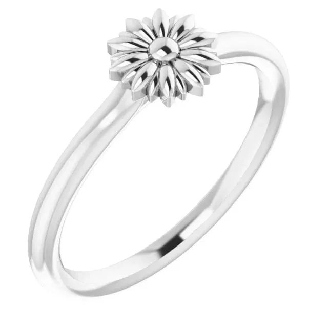 Floral Metal Ring - Special Order