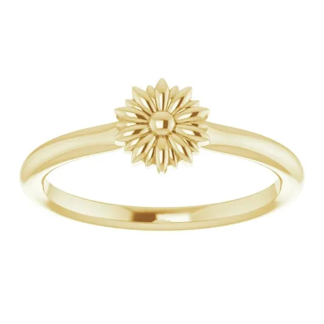 Floral Metal Ring - Special Order