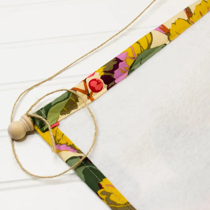 Floral pennant banner