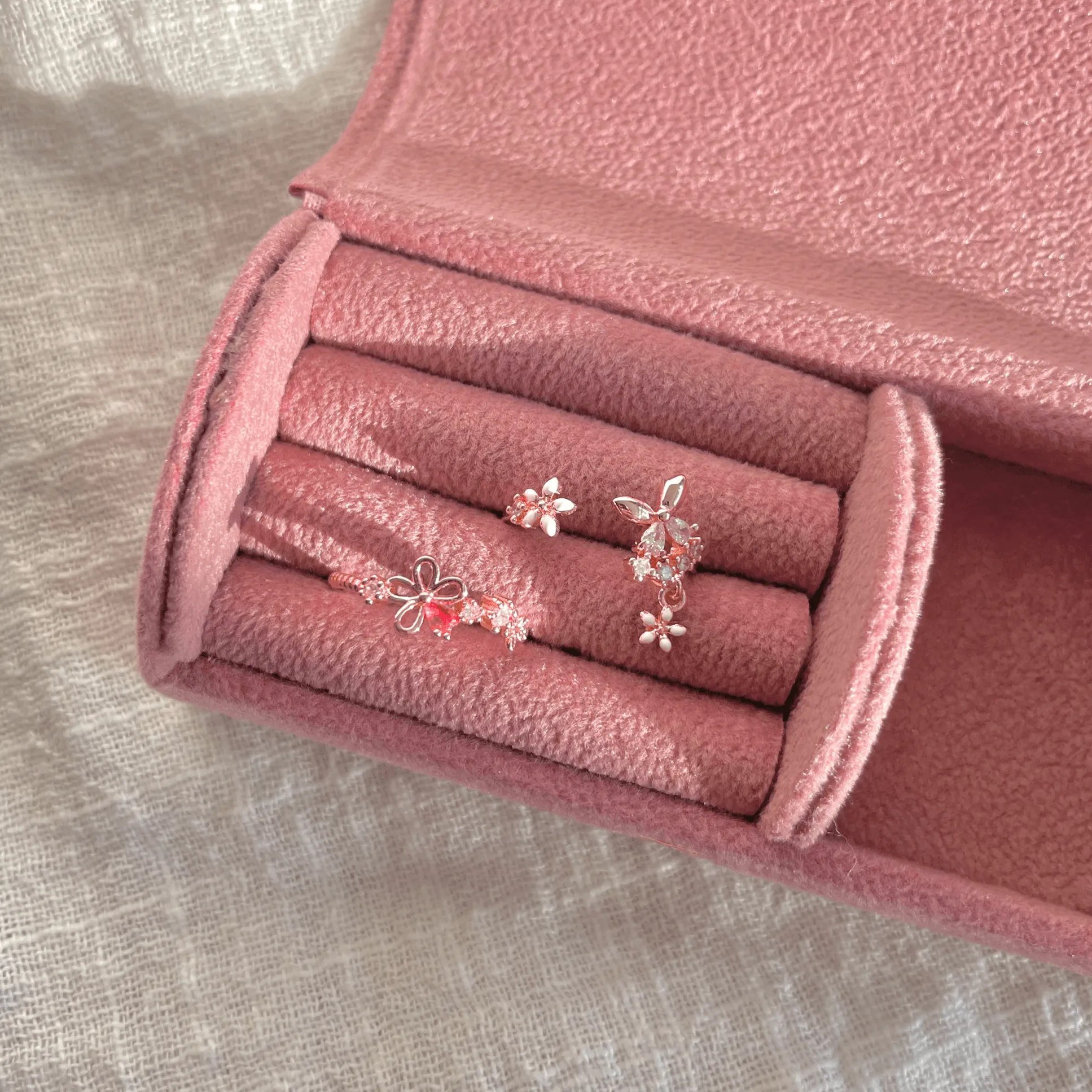 Floral Rose Gold Ring (2 Styles)