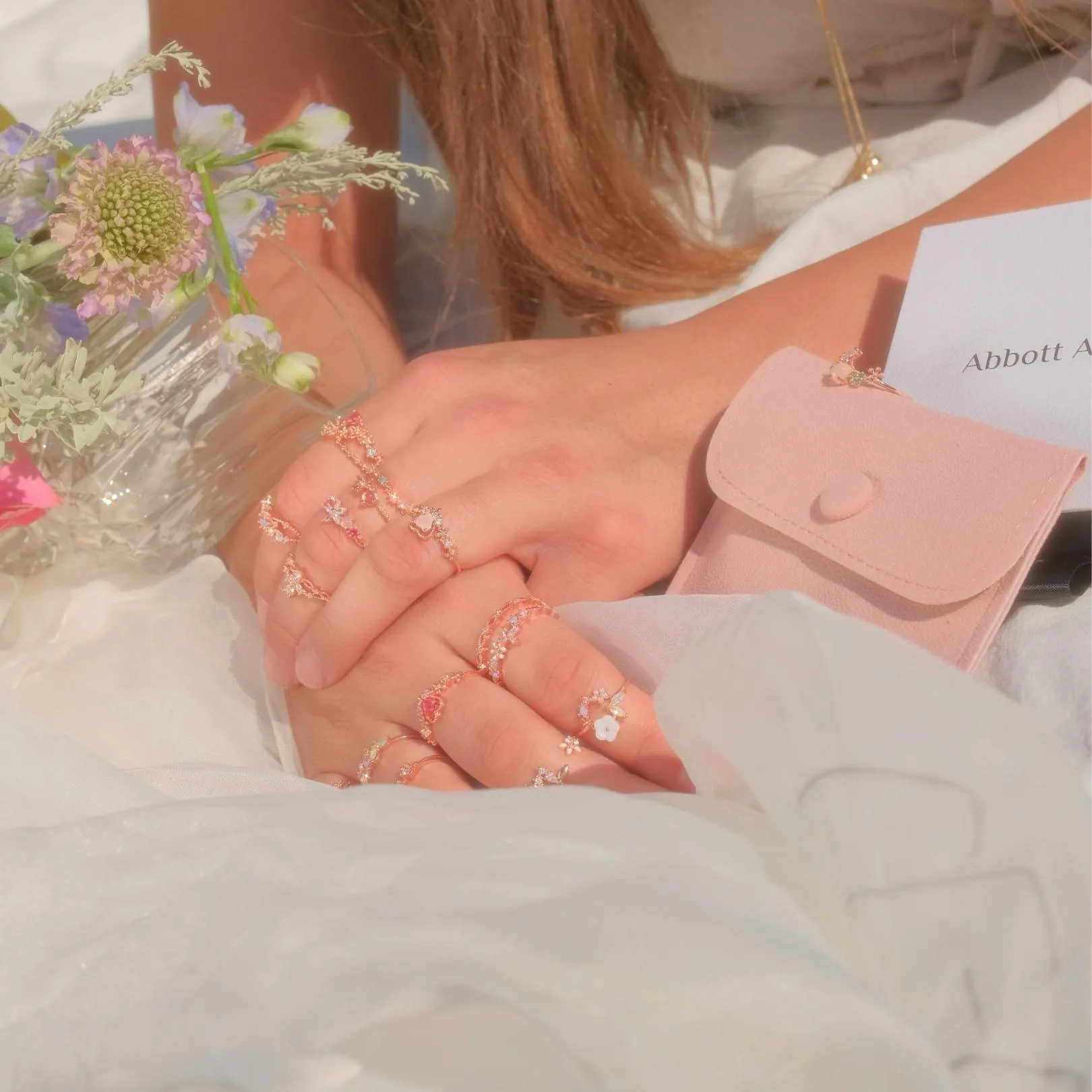 Floral Rose Gold Ring (2 Styles)