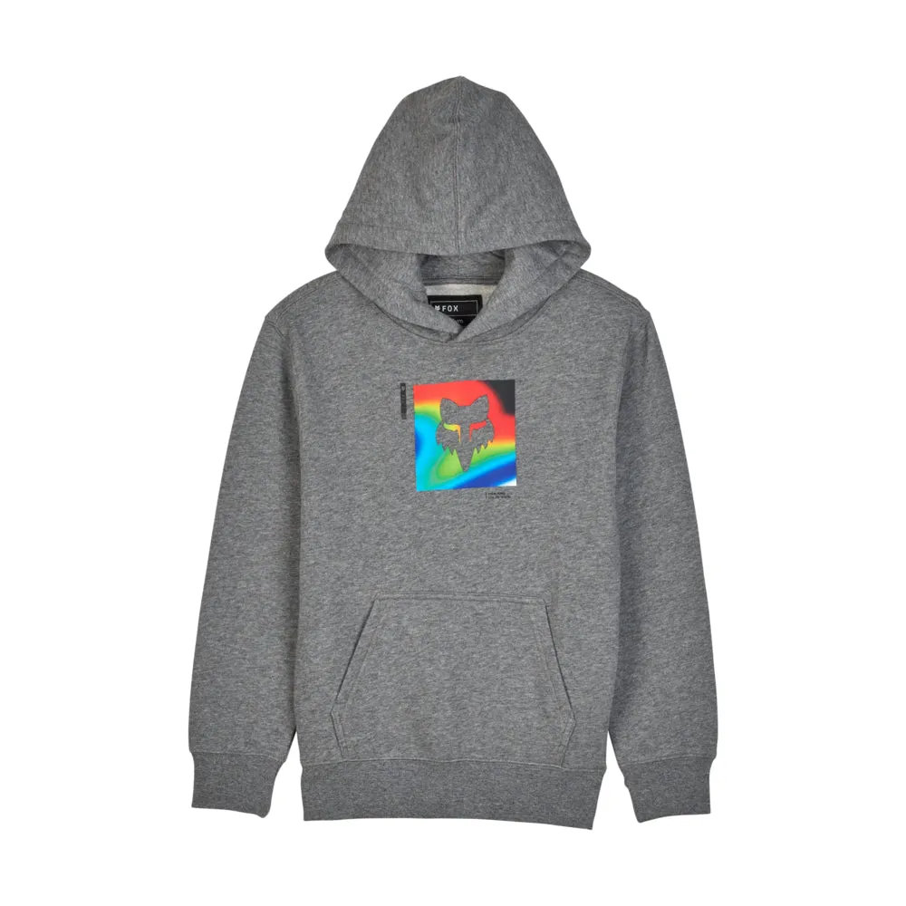 Fox Youth Scans Fleece Pullover Hoody - Heather Graphite