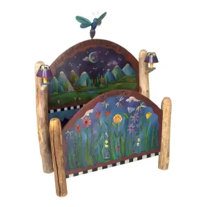 Full Bed with Lights by Sticks BED007-D03329