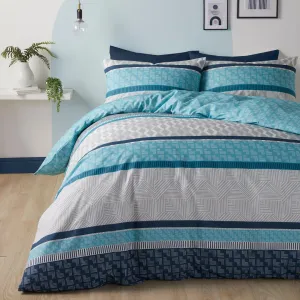 Fusion Rico Teal Duvet Cover