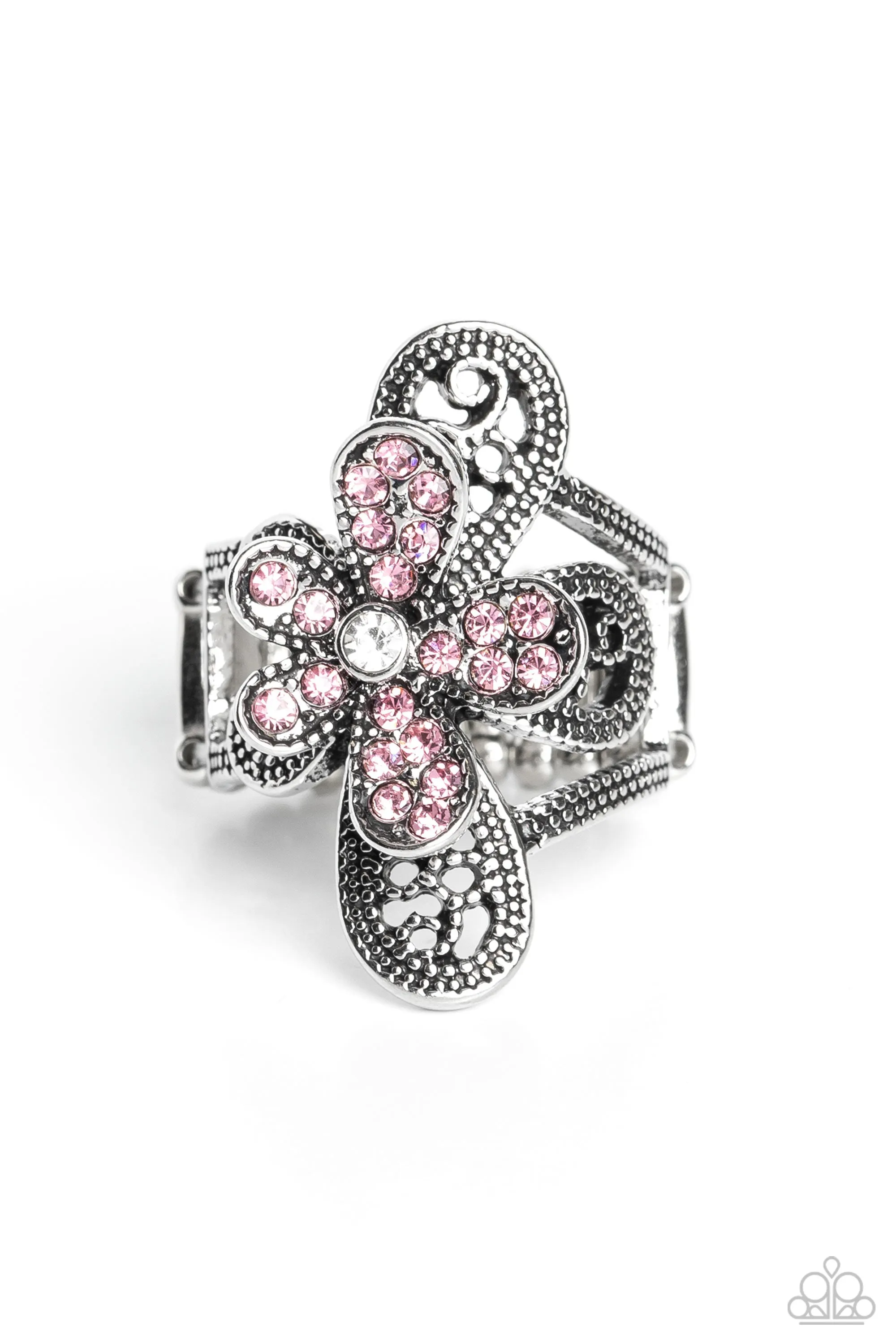 Garden Escapade - Pink Ring - Paparazzi Accessories