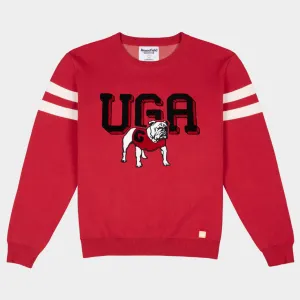 Georgia Bulldogs Retro Logo Patch Sweater