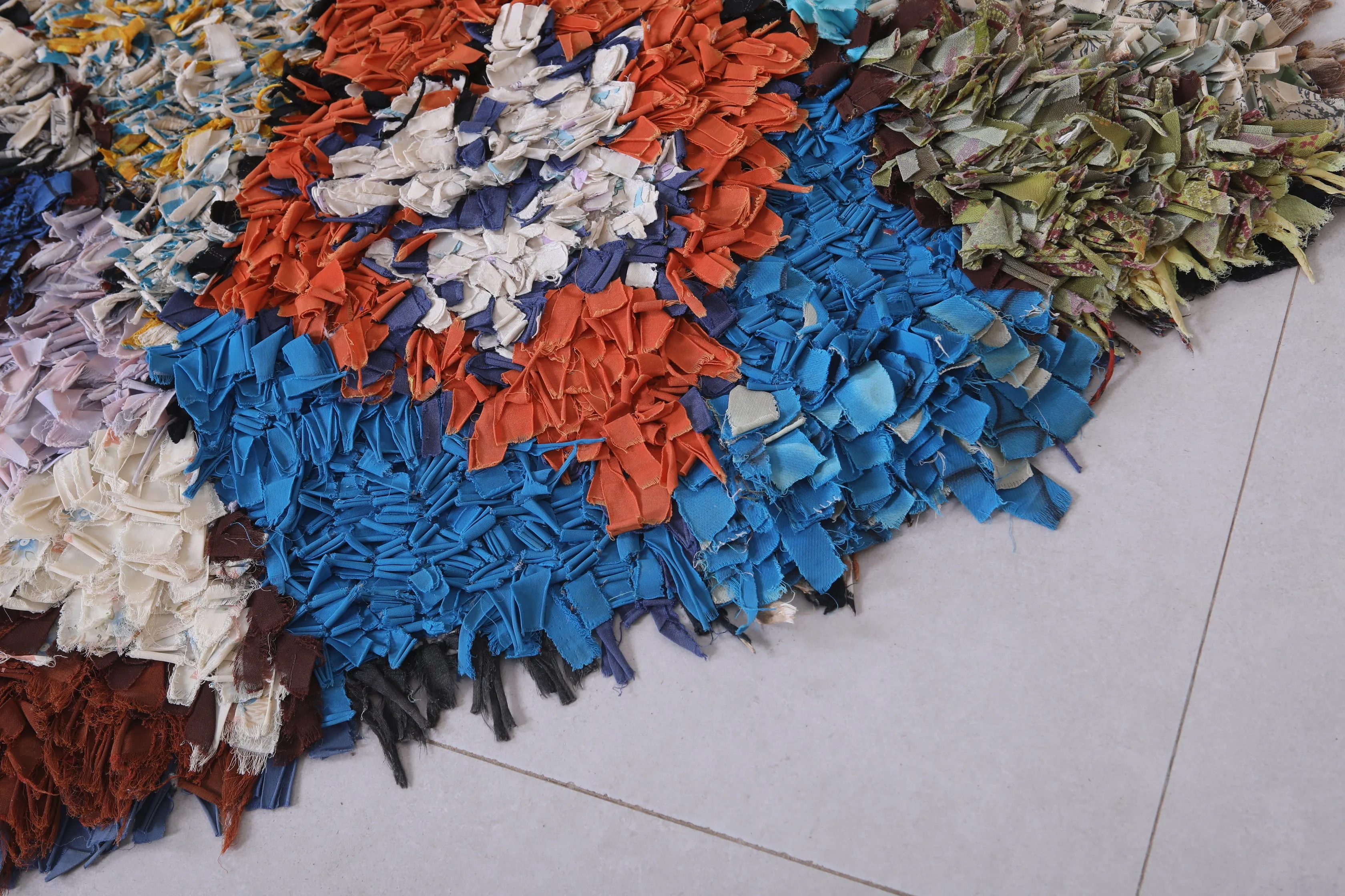 Handmade Moroccan Berber Rug - 2.3 X 6.4 Feet