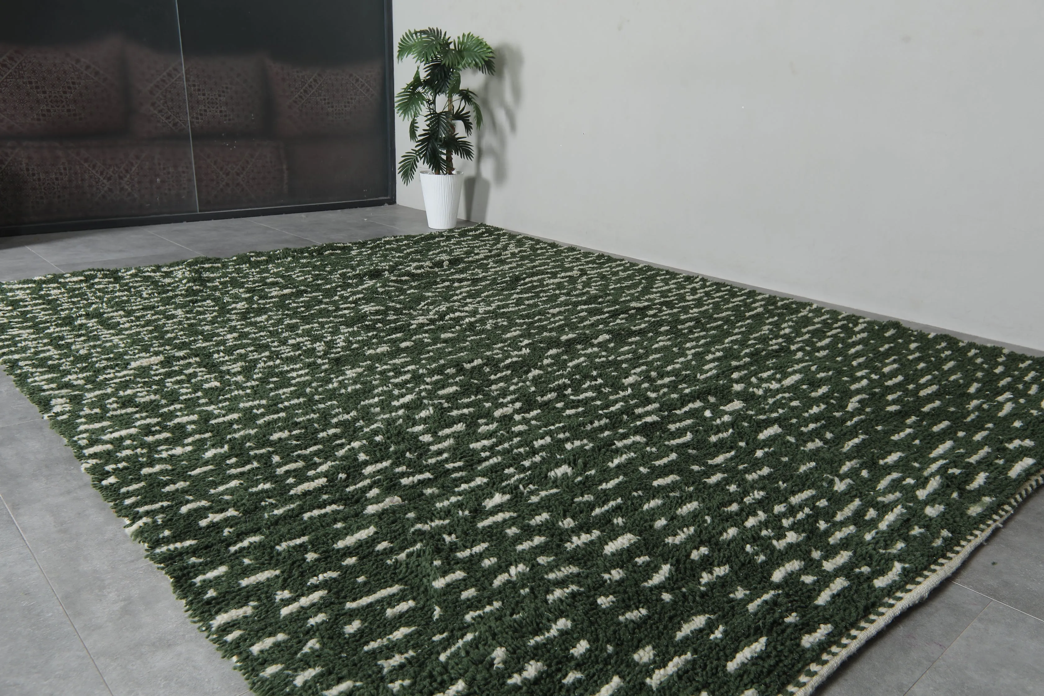 Handwoven Moroccan rug - Custom rug - Wool rug