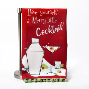 Have Yourself A Merry Little Cocktail Tea Towel
