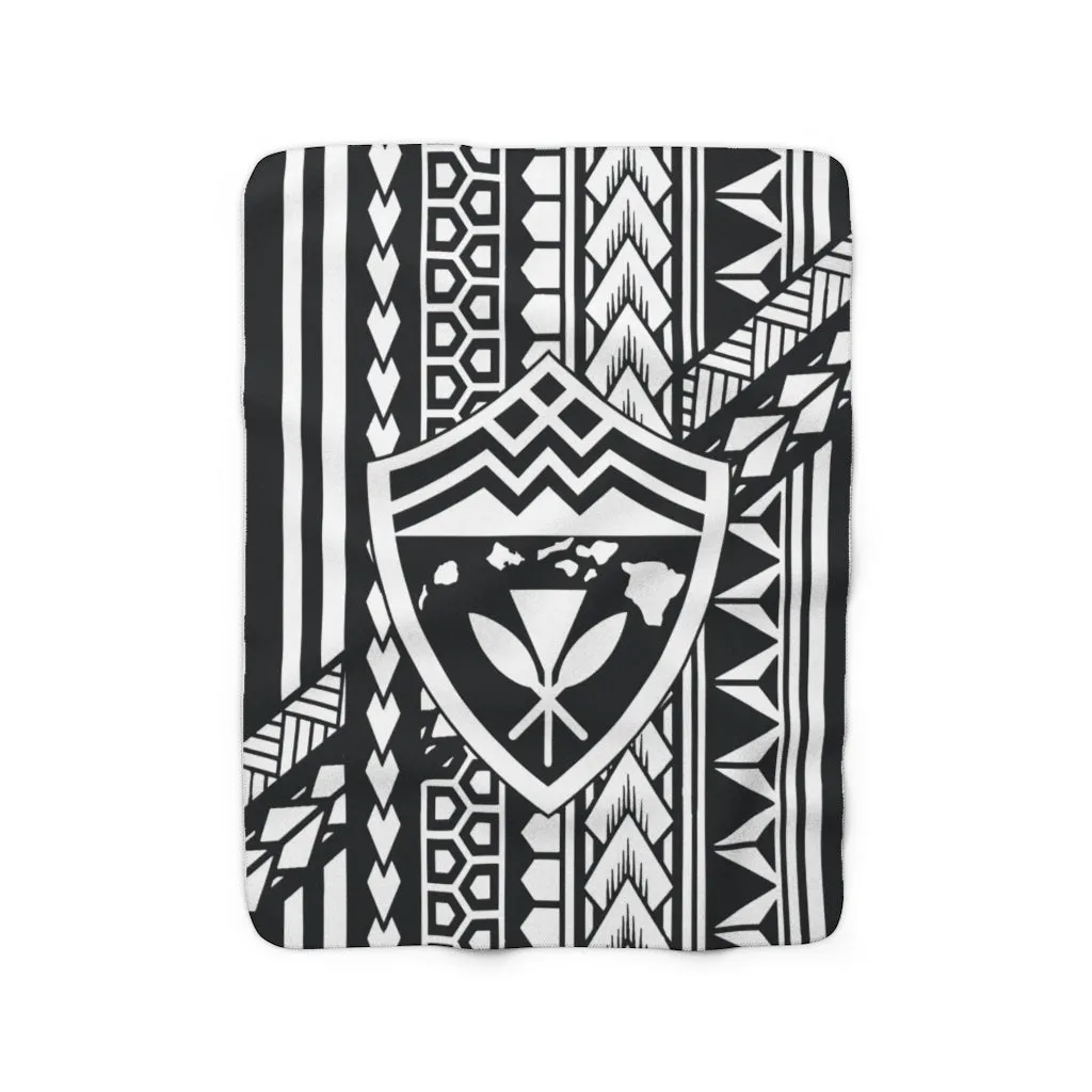 Hawaii Tribal Fleece Blanket