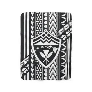 Hawaii Tribal Fleece Blanket