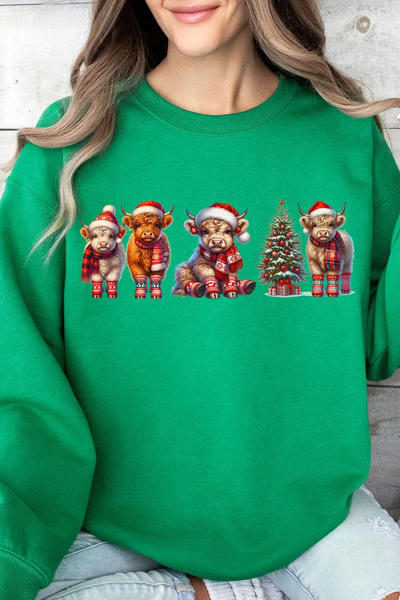 Highland Snow Friends Unisex NuBlend Crew Sweatshirt