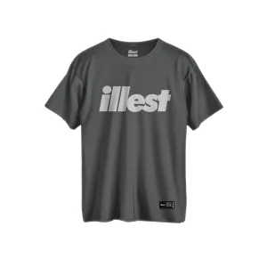 ILLEST BOLD LOGO TEE - HEATHER GREY