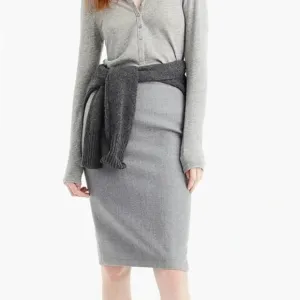 J Crew Wool pencil skirt sz2