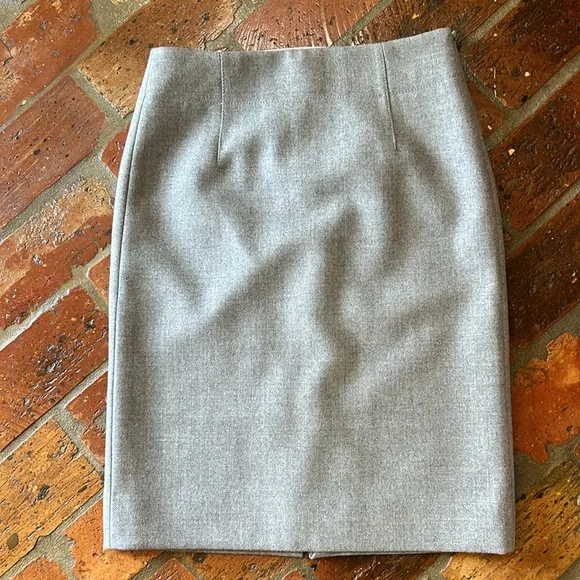 J Crew Wool pencil skirt sz2