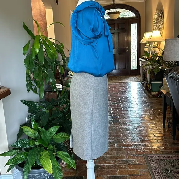 J Crew Wool pencil skirt sz2
