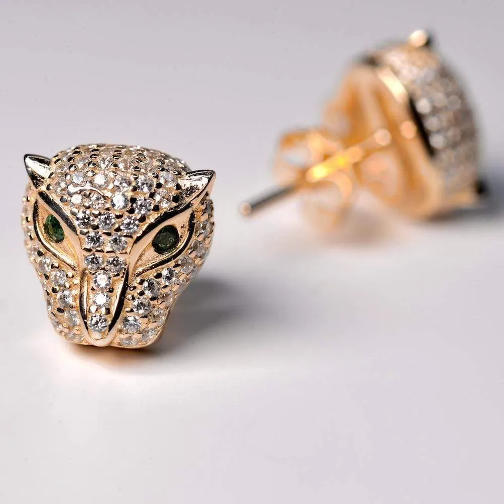 Jaguar Stud Earrings