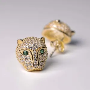 Jaguar Stud Earrings