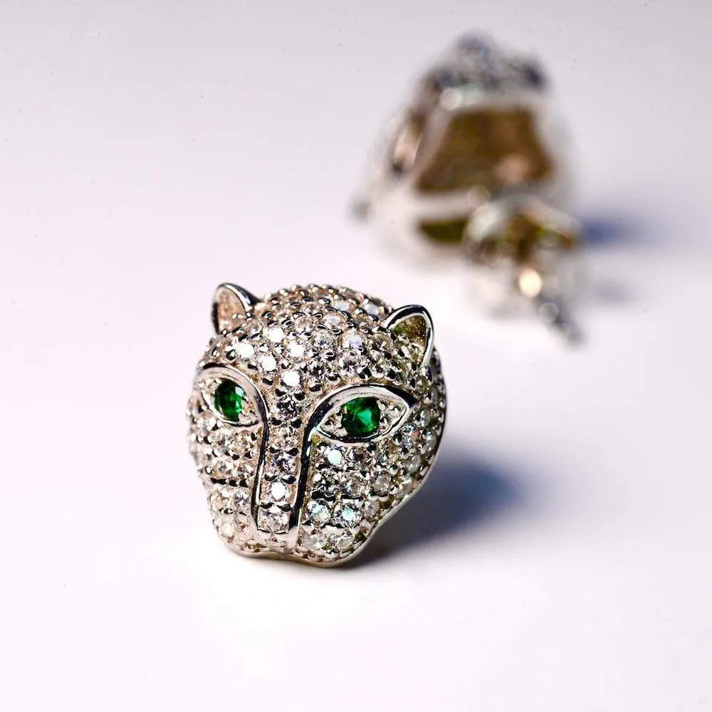 Jaguar Stud Earrings