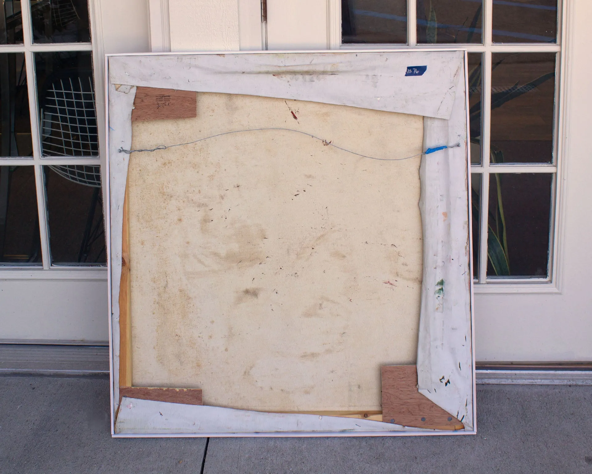 James L. Bruch Abstract Oil on Canvas Painting