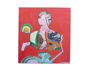 James L. Bruch Abstract Oil on Canvas Painting