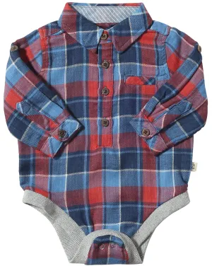 Jasper Plaid Onesie