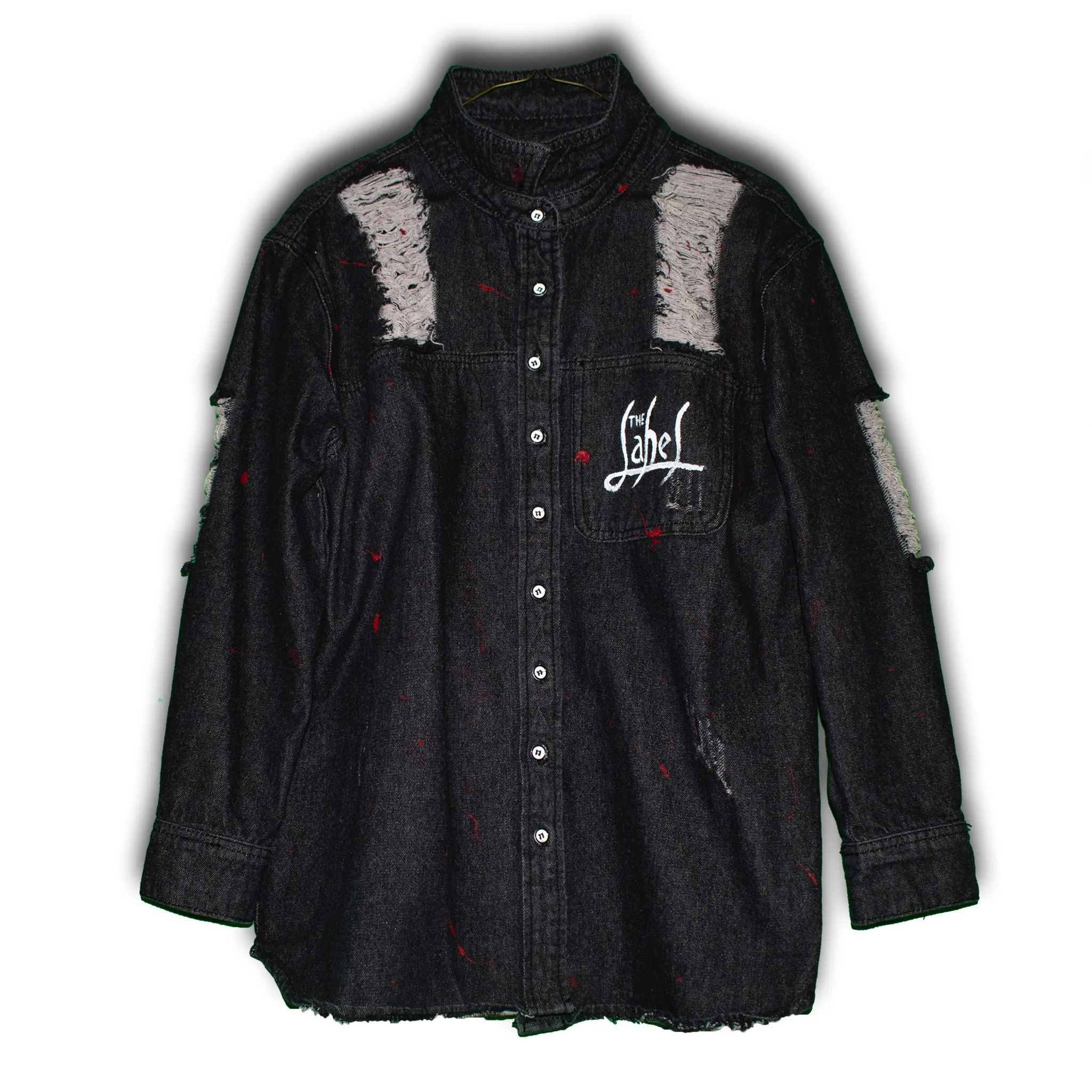 Just Visiting - Hand Painted Denim Jacket