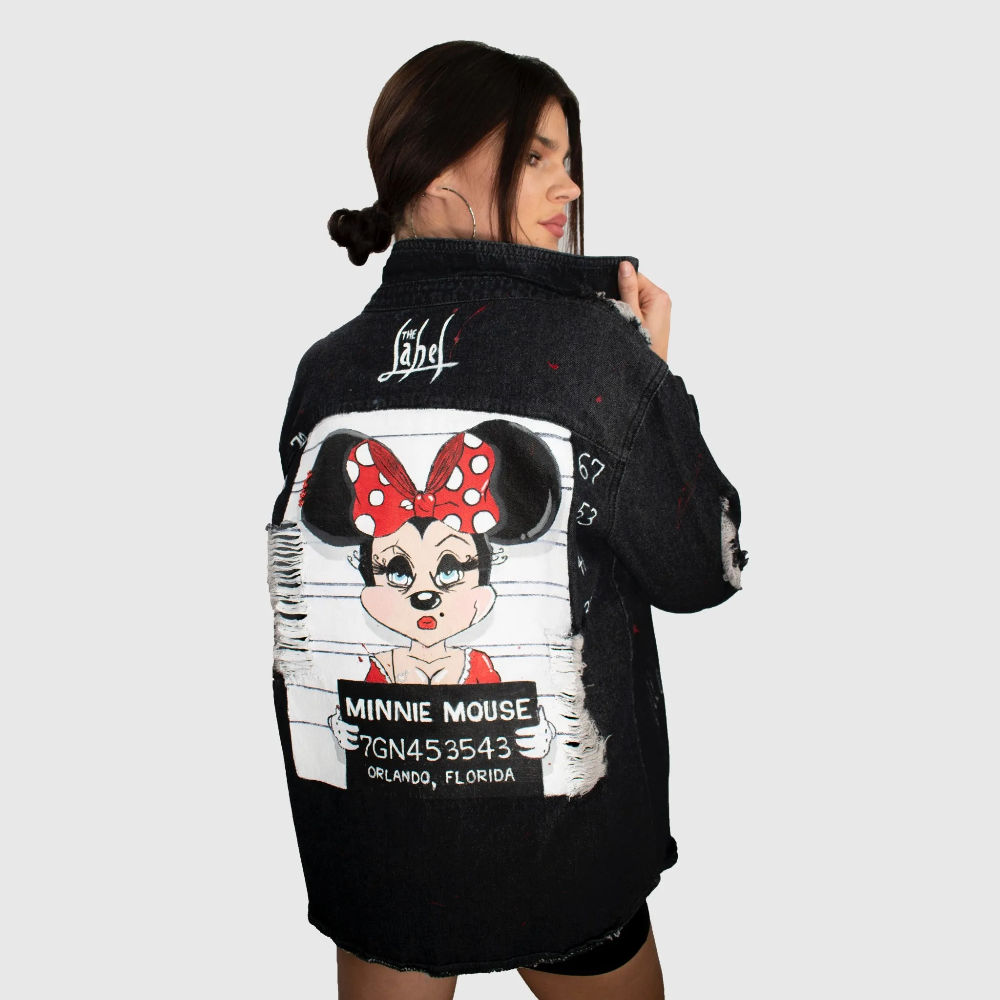 Just Visiting - Hand Painted Denim Jacket