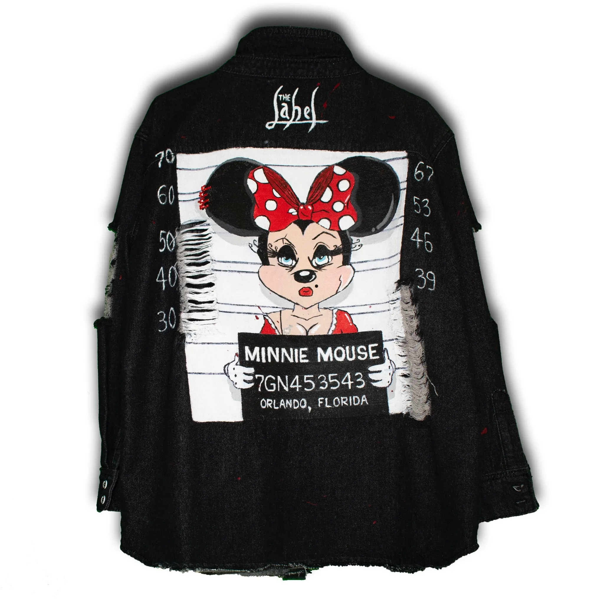 Just Visiting - Hand Painted Denim Jacket