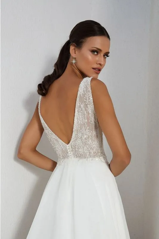 Justin Alexander Size 14P 88003 Ivory Gown