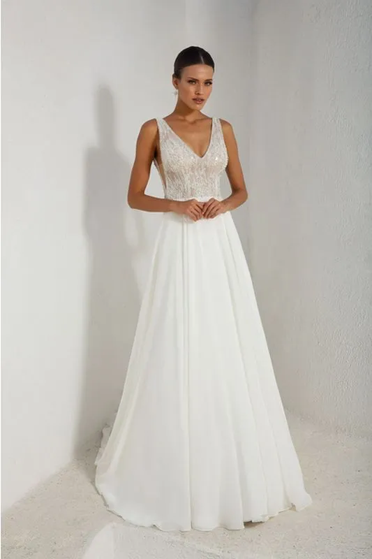 Justin Alexander Size 14P 88003 Ivory Gown