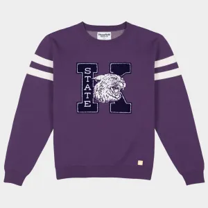 K-State Wildcats Retro Logo Knit Sweater