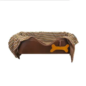 Kevin's Leather Dog Bed
