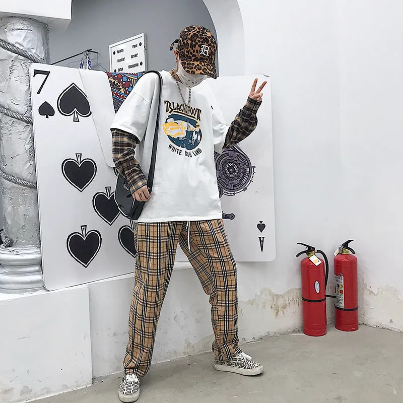 [@killuhash] "COUPLE RETRO PRINTED PLAID" LONG SLEEVES K050510REVIEW