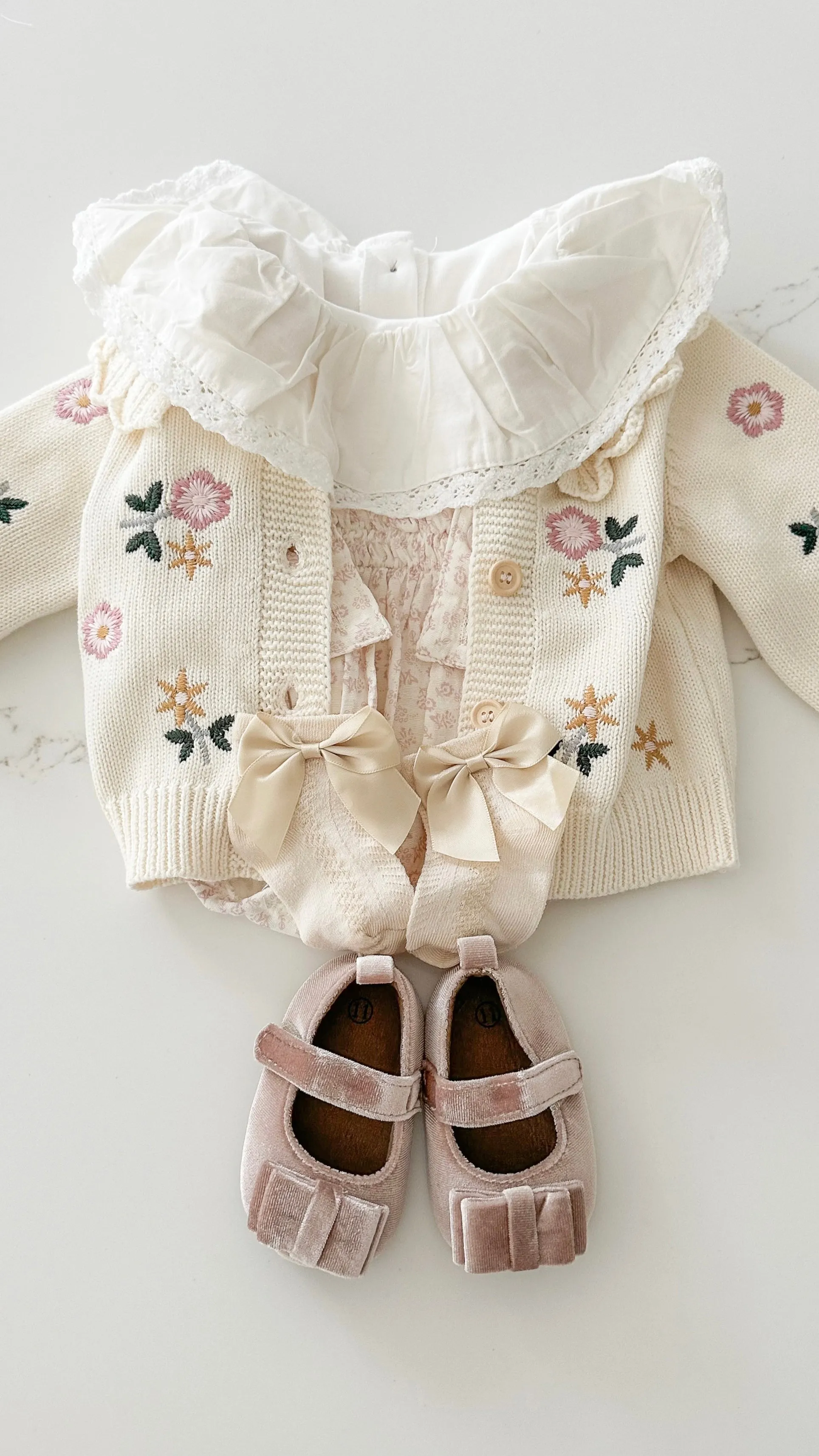 Knit Floral Cardigan
