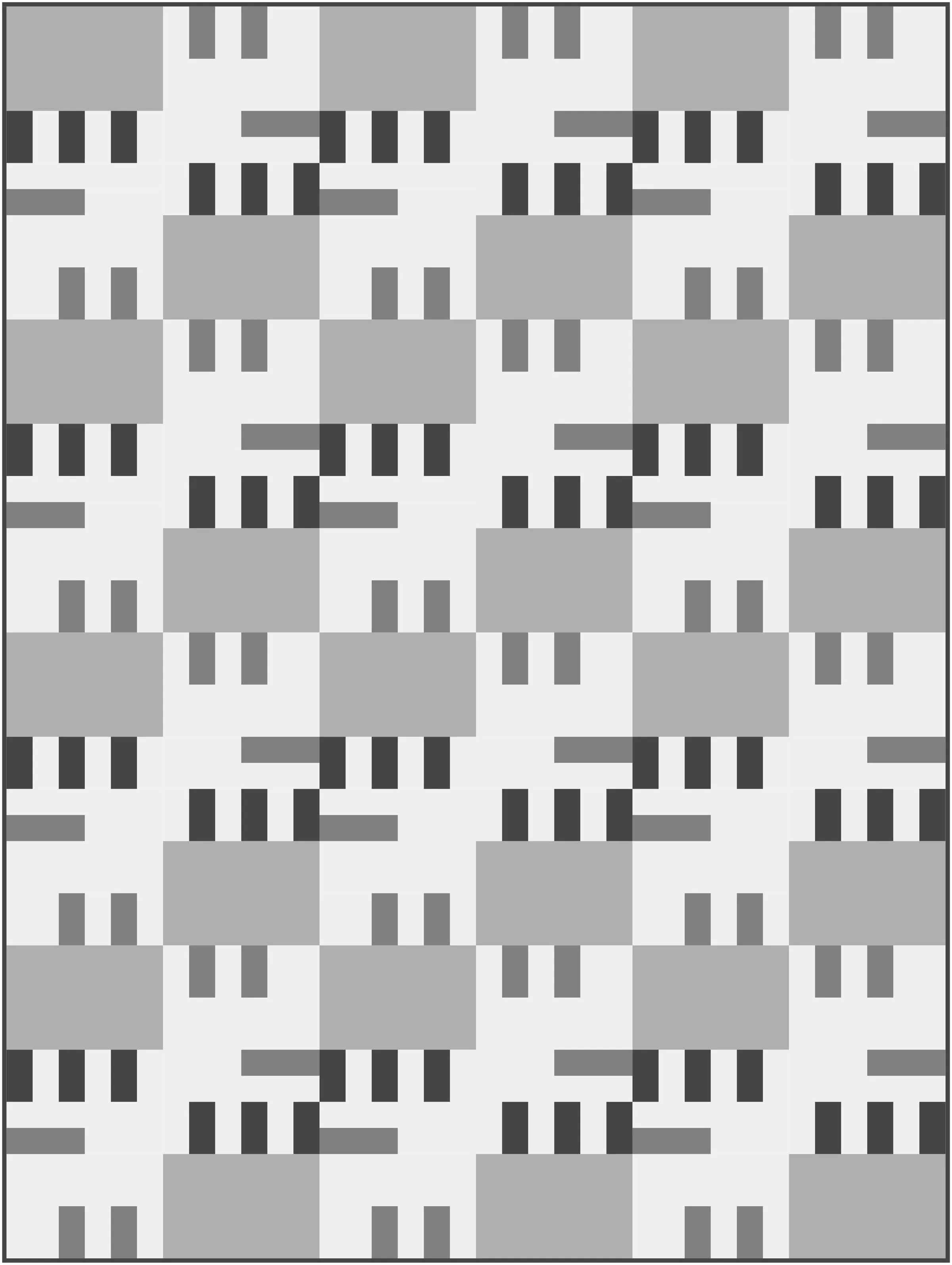 Ladder Quilt Block Pattern