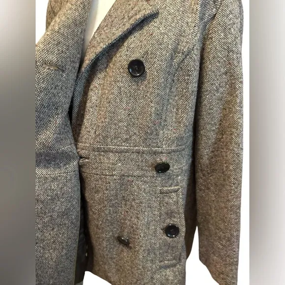 🤎Lane Bryant Tweed Double-Breasted Pea Coat (14/16)
