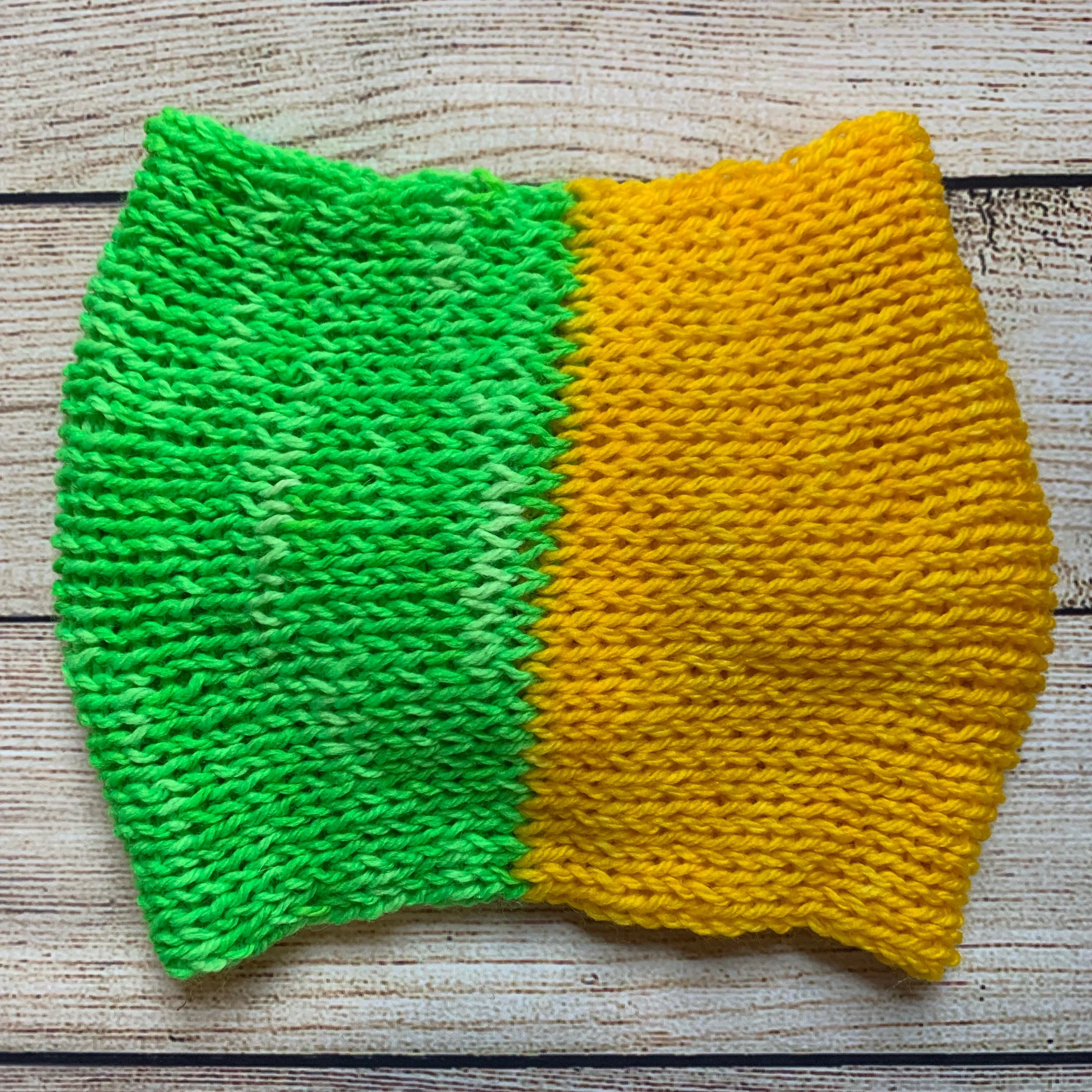 Lemon & Lime Twist Knit Headband