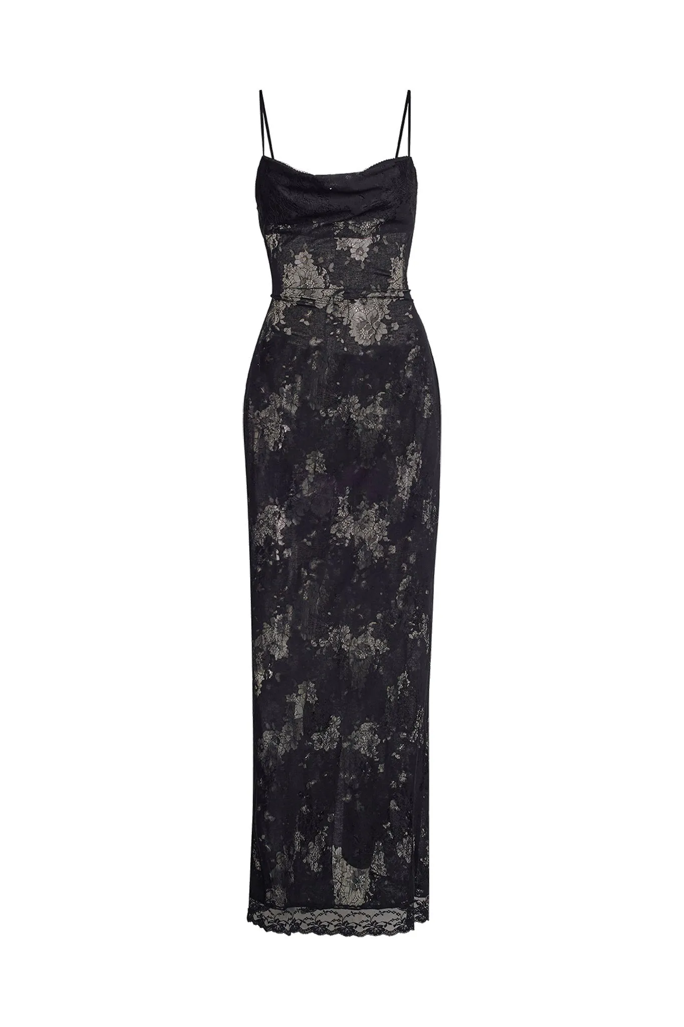 LEONA DRESS - BLACK : LACE