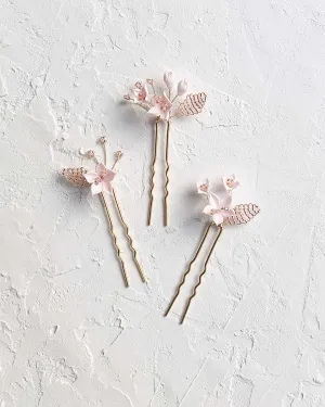 Lily Floral Hair Pins