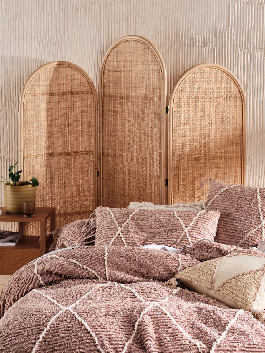 LINEN HOUSE ASHA DUSK QUILT COVER SET