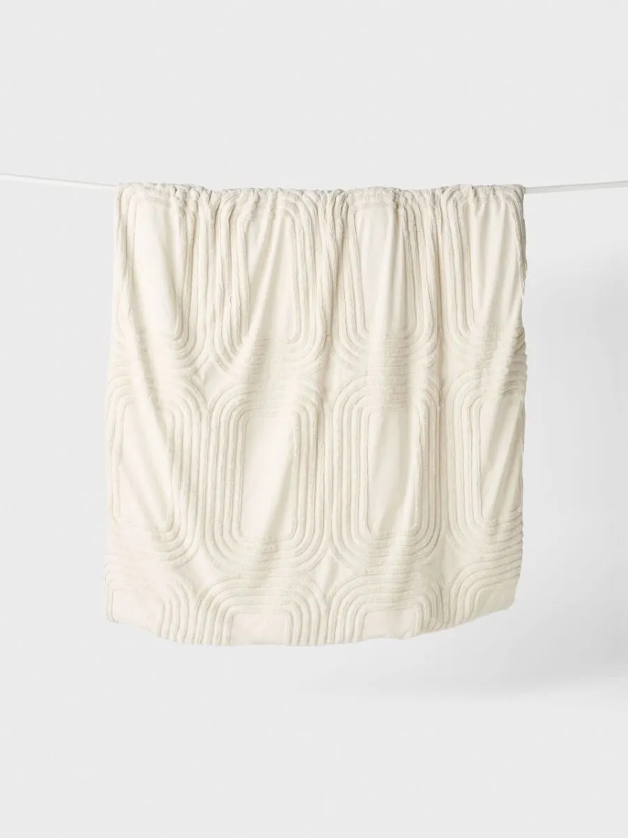 LINEN HOUSE FARRAH VANILLA QUILT COVER SET