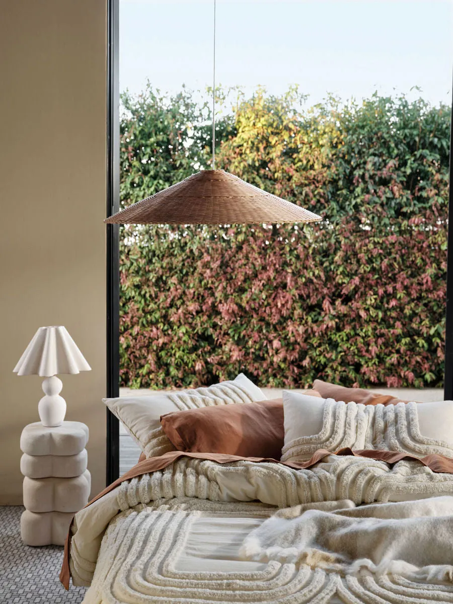 LINEN HOUSE FARRAH VANILLA QUILT COVER SET