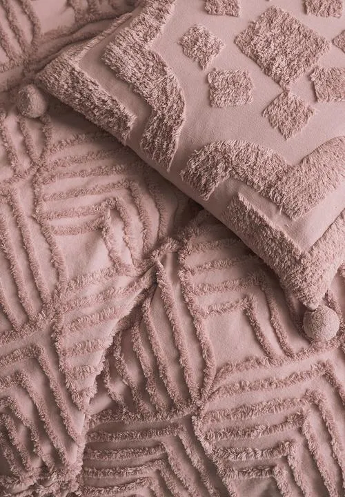 Linen House Ramona Blush Duvet Cover Set