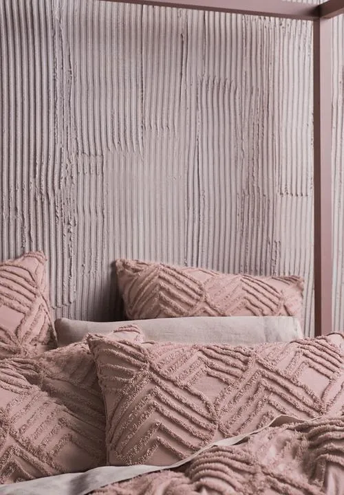Linen House Ramona Blush Duvet Cover Set